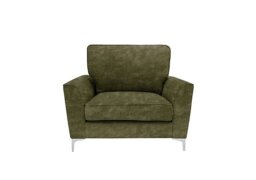Legend Fabric Armchair with Light Feet - Sublime Olive