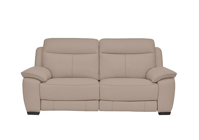 World of Leather - Starlight Express 3 Seater BV Leather Power Recliner Sofa - BV Pebble