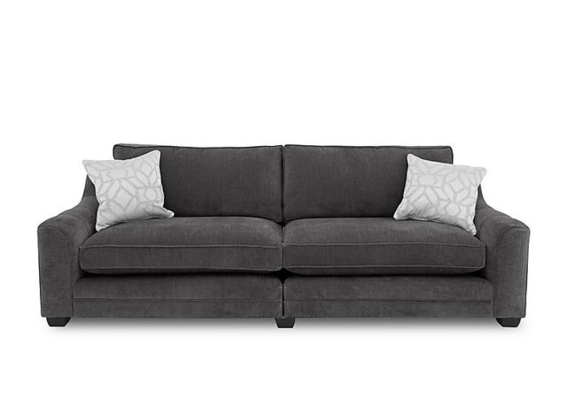 Regency 4 Seater Split Frame Sofa - Aston Steel
