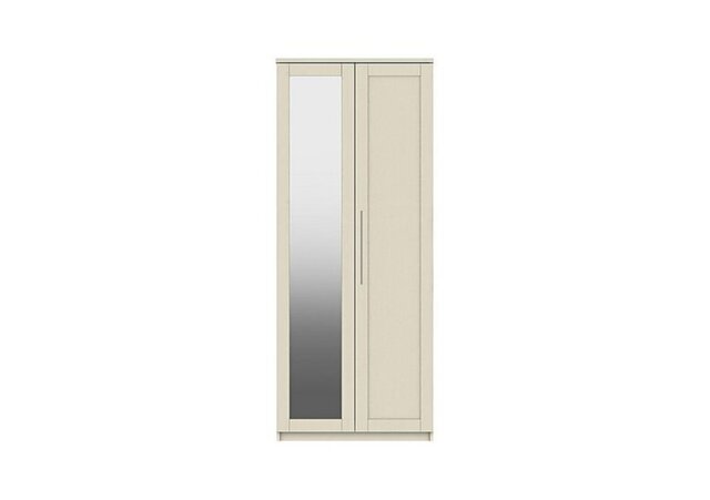 London Bedrooms - Fenchurch 2 Door Wardrobe with Mirror - Champagne
