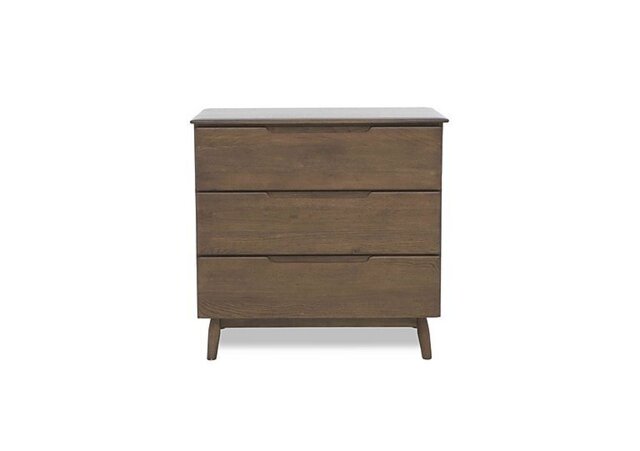 Stockholm 3 Drawer Chest - Dark Oak