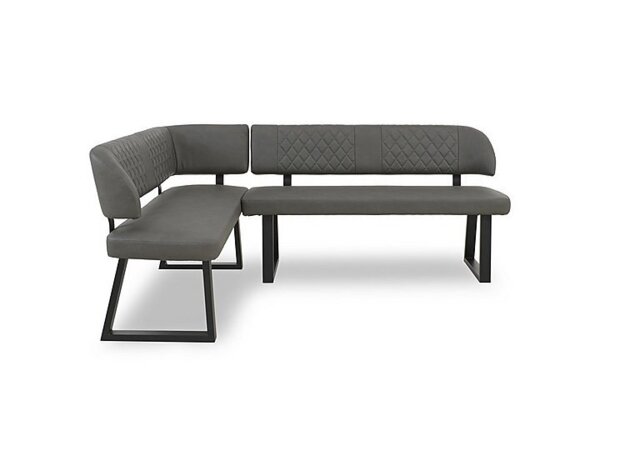Venus Left Hand Facing Corner Dining Bench - Grey