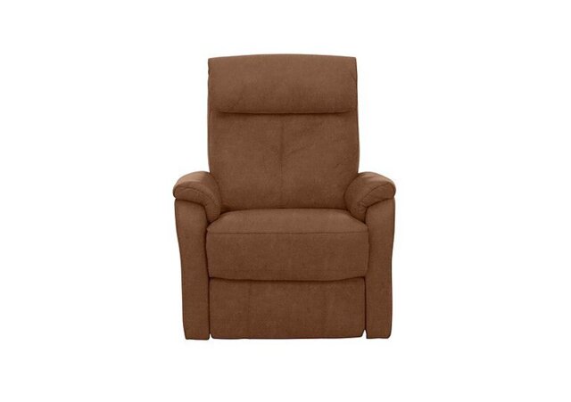 Rowan Fabric Swivel Rocker Recliner Armchair - Hazelnut
