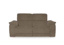 Genius Fabric 3 Seater Power Recliner Sofa with Power Headrest and Bluetooth Speakers - Opulence Cedar