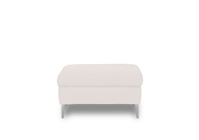 Vino Leather Large Footstool - Cotton