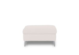 Vino Leather Large Footstool - Cotton