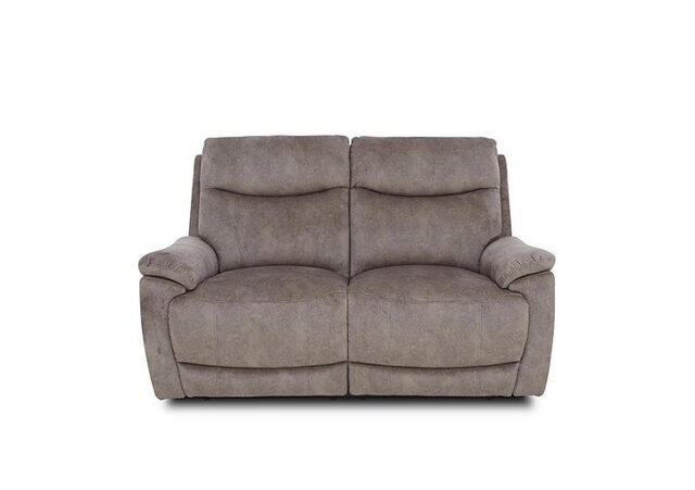 Sloane Fabric 2 Seater Power Recliner Sofa with Power Headrests - Marble Charcoal Grey - Sofas and Armchairs - In Time for Christmas