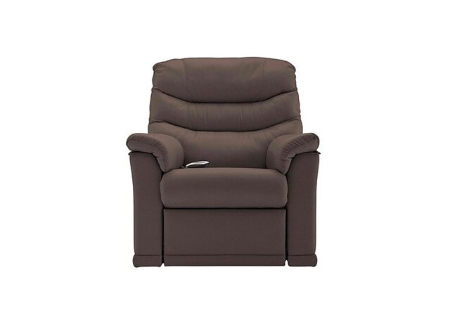 G Plan - Malvern Small Rise and Recline Leather Armchair - Oxford Chocloate