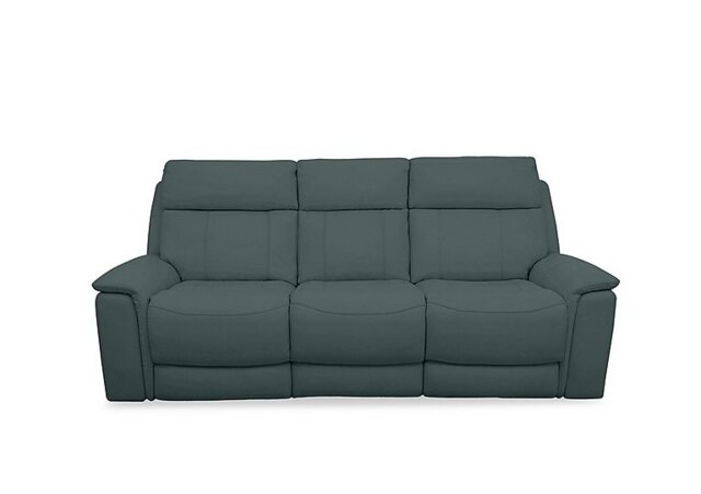 Comfort Story - Chill BV Leather 3 Seater Power Recliner Sofa - BV Lake Green