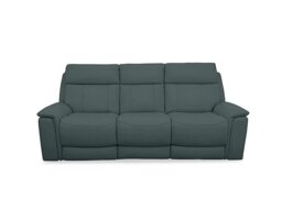 Comfort Story - Chill BV Leather 3 Seater Power Recliner Sofa - BV Lake Green