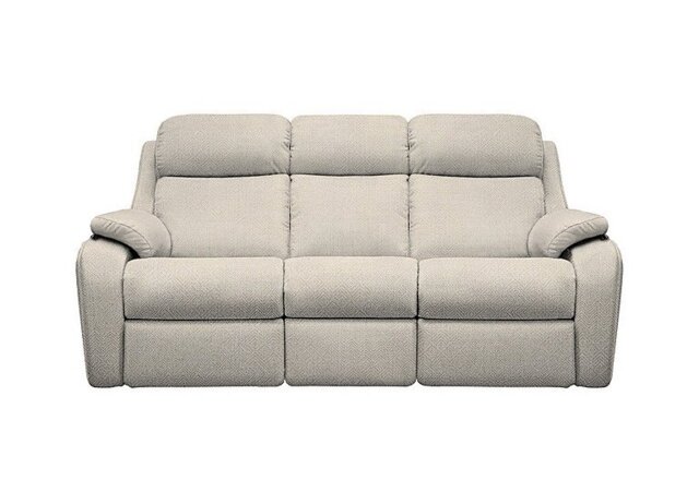 G Plan - Kingsbury 3 Seater Fabric Power Recliner Sofa - Nebular Blush