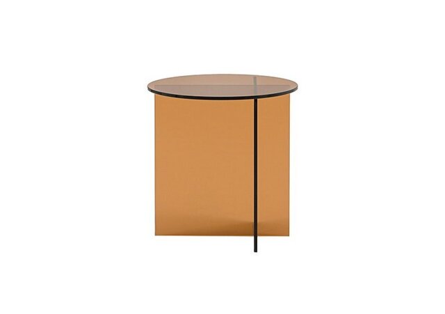 Arvelo Glass Side Table - Bronze