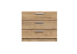 London Bedrooms - Waterloo 3 Drawer Chest - Natural Rustic Oak