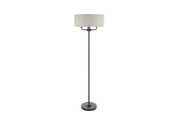 Laura Ashley - Sorrento 3 Light Floor Lamp - Black