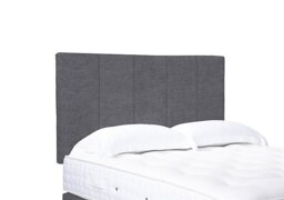 Artisan Collection Strata High Strutted Headboard - Super King - Aston Steel