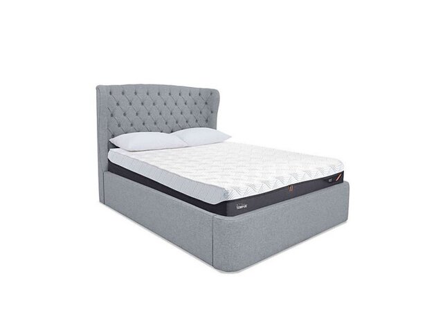TEMPUR - Holcot Ottoman Bed Frame - Super King - Shetland Mercury