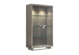 Venezia 2 Door Curio Cabinet - Grey