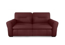 World of Leather - Restore BV Leather 3 Seater Power Recliner Sofa - BV Deep Red