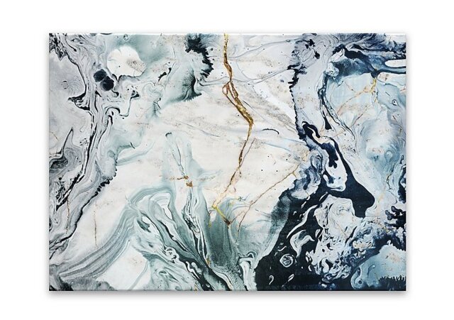 Marble 1 Glass Wall Art