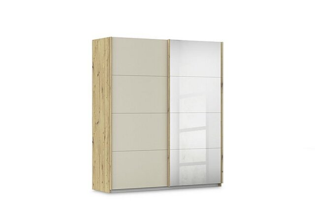 Rauch - Freja 181cm 2 Door Sliding Decor Wardrobe With Mirror Door