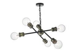 Brigade 6 Bulb Pendant Ceiling Light
