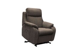 G Plan - Kingsbury Large Fabric Lift and Rise Chair - Yarn Slate