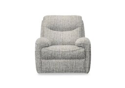 G Plan - Amesbury Fabric Power Recliner Armchair with Power Headrest, Power Lumbar and Heated Seats - Shore Slate