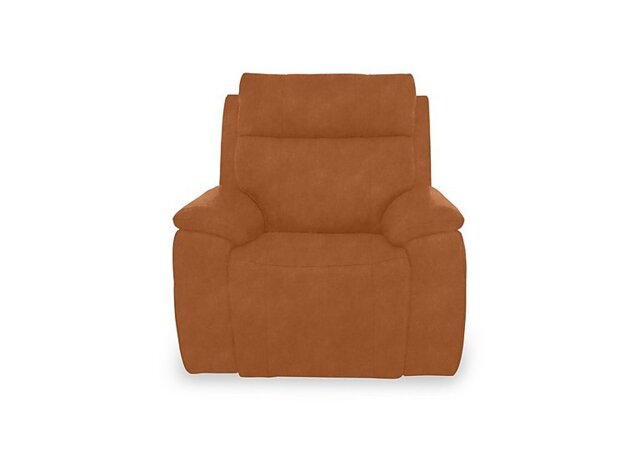 Aero Fabric Power Recliner Chair with Power Headrest - Dexter Pumpkin