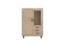 Bodahl - Terra Large Display Cabinet - Vintage Grey