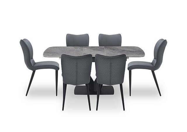 Cupra Pop Up Extending Dining Table and 6 Clio Chairs - In Time for Christmas