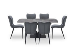 Cupra Pop Up Extending Dining Table and 6 Clio Chairs - In Time for Christmas
