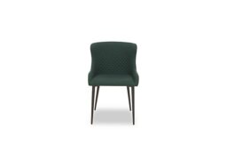 Hanoi Faux Leather Dining Chair - Bottle Green