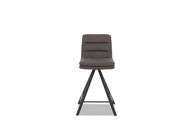 Njord Fabric Swivel Bar Stool - Anthracite