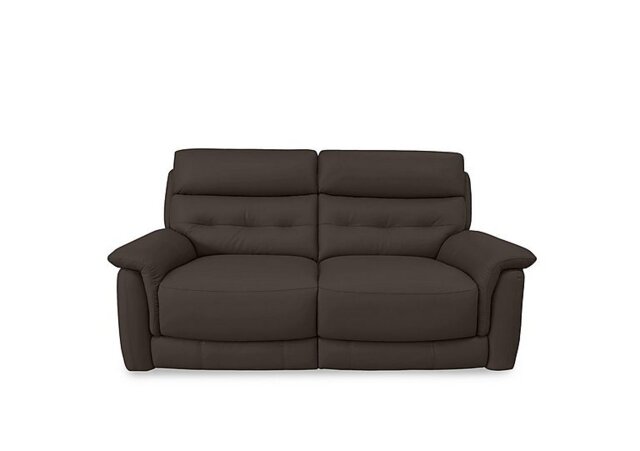 World of Leather - Springer BV Leather 3 Seater Power Recliner Sofa - Dark Chocolate