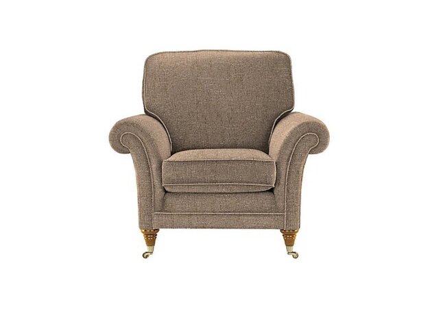 Parker Knoll - Burghley Fabric Armchair - Country Oatmeal