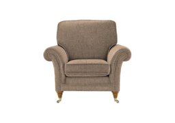 Parker Knoll - Burghley Fabric Armchair - Country Oatmeal