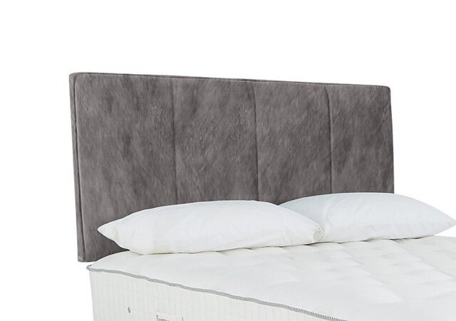 Sleepeezee - Haig Floor Standing Headboard - Small Double - Dapple Silver