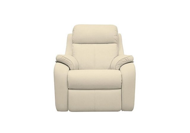 G Plan - Kingsbury Leather Power Recliner Armchair - Cambridge Stone