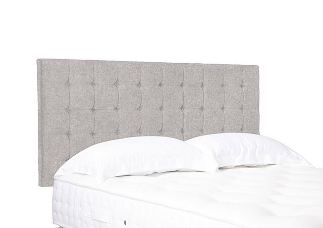 Artisan Collection Dot Standard Strutted Headboard - Single - Tweed Stone