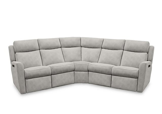 G Plan - Wren Large Fabric Power Recliner Corner Sofa with Power Headrests and Power Lumbar