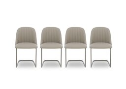 Ivy Set of 4 Cantilever Dining Chairs