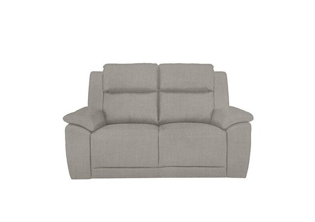 Utah 2 Seater Fabric Sofa - Rosy Light Grey