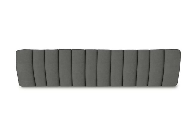 Njord Faux Leather Dining Bench Pad - 300-cm - Grey