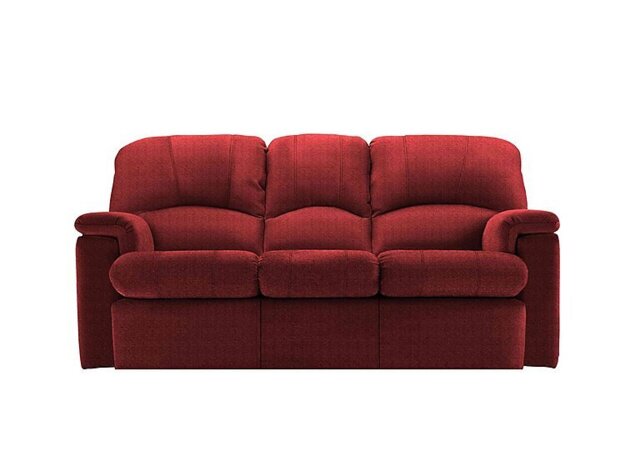 G Plan - Chloe 3 Seater Fabric Sofa - No Recliner - Destiny Ruby