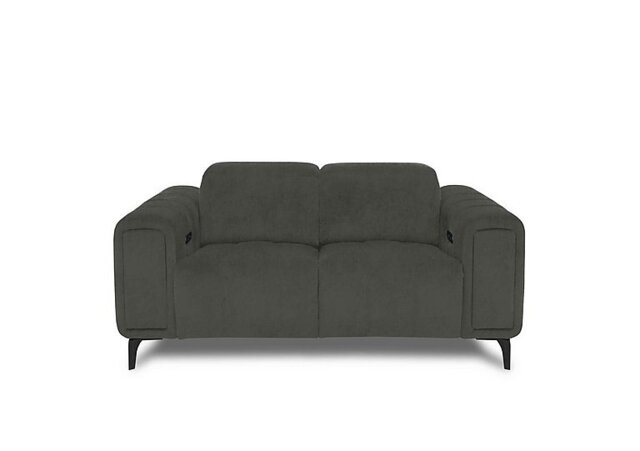 Elphaba Fabric 2 Seater Power Recliner Sofa with Storage Arms - Manhattan Pine