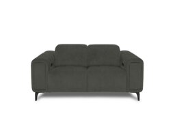 Elphaba Fabric 2 Seater Power Recliner Sofa with Storage Arms - Manhattan Pine