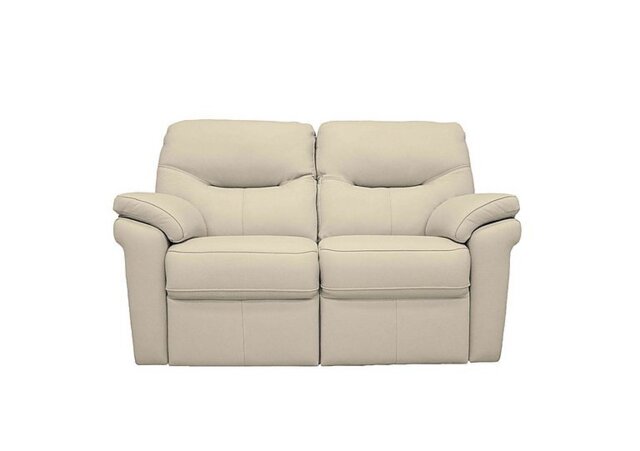 G Plan - Seattle 2 Seater Leather Power Recliner Sofa with Power Lumbar and Heated Seats - Cambridge Stone