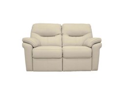 G Plan - Seattle 2 Seater Leather Power Recliner Sofa with Power Lumbar and Heated Seats - Cambridge Stone