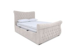 Sleep Story - Lance Left Hand Side Opening Ottoman Bed Frame - Double - Aston Linen
