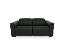 Inca NC Leather 2 Seater Power Recliner Sofa with Power Headrests - Oslo Pine